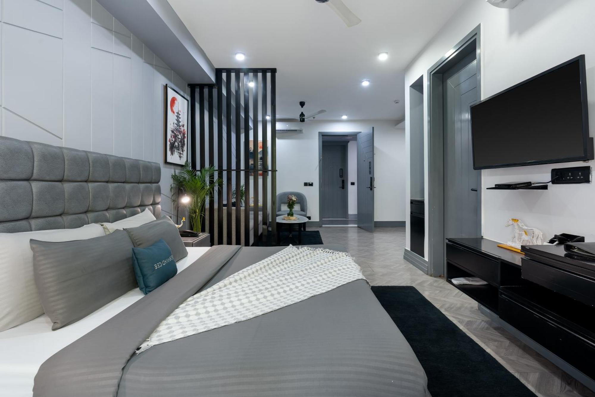 Bedchambers Serviced Apartments, Mg Road Gurgaon Ngoại thất bức ảnh