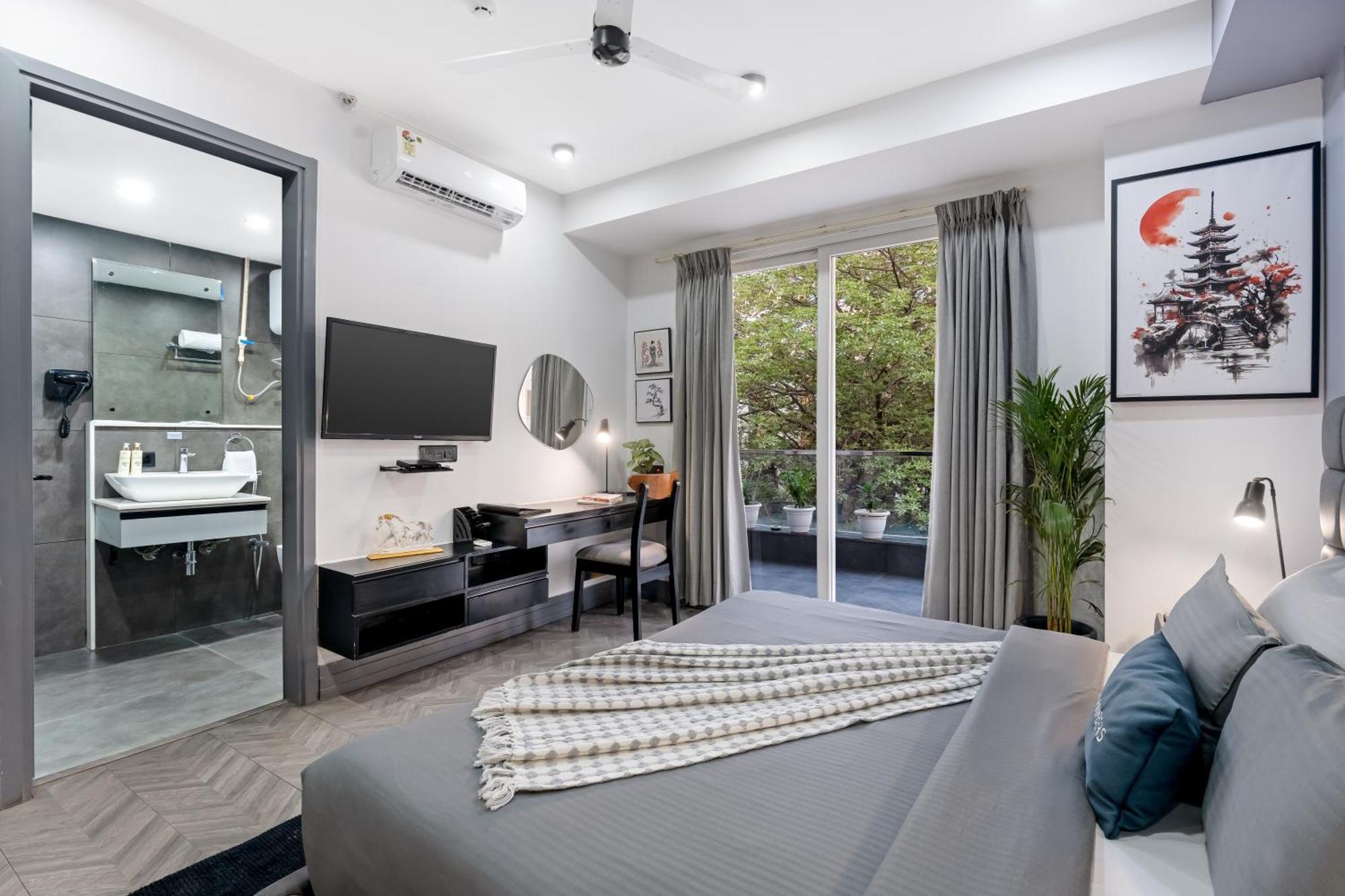 Bedchambers Serviced Apartments, Mg Road Gurgaon Ngoại thất bức ảnh