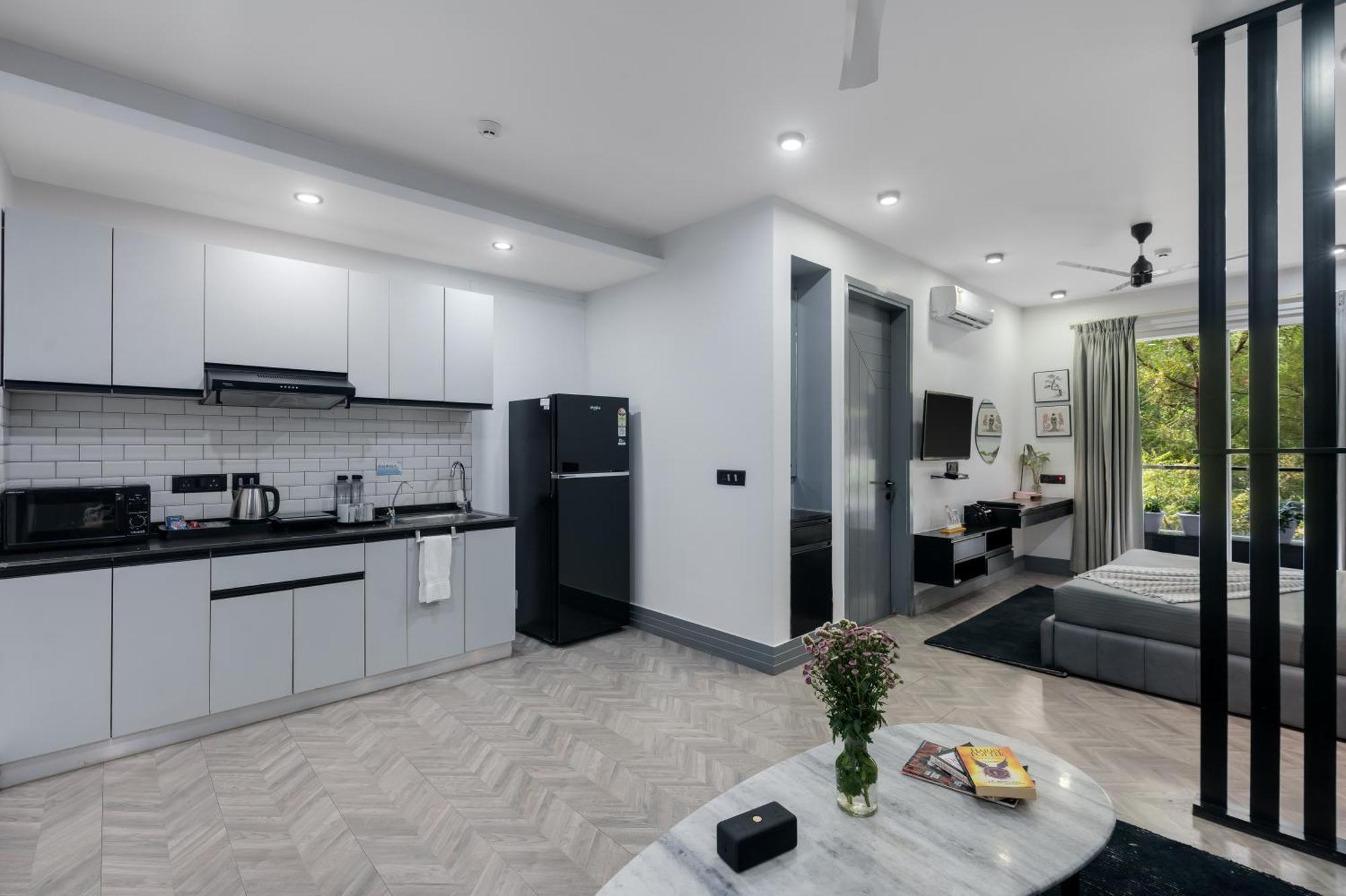 Bedchambers Serviced Apartments, Mg Road Gurgaon Ngoại thất bức ảnh