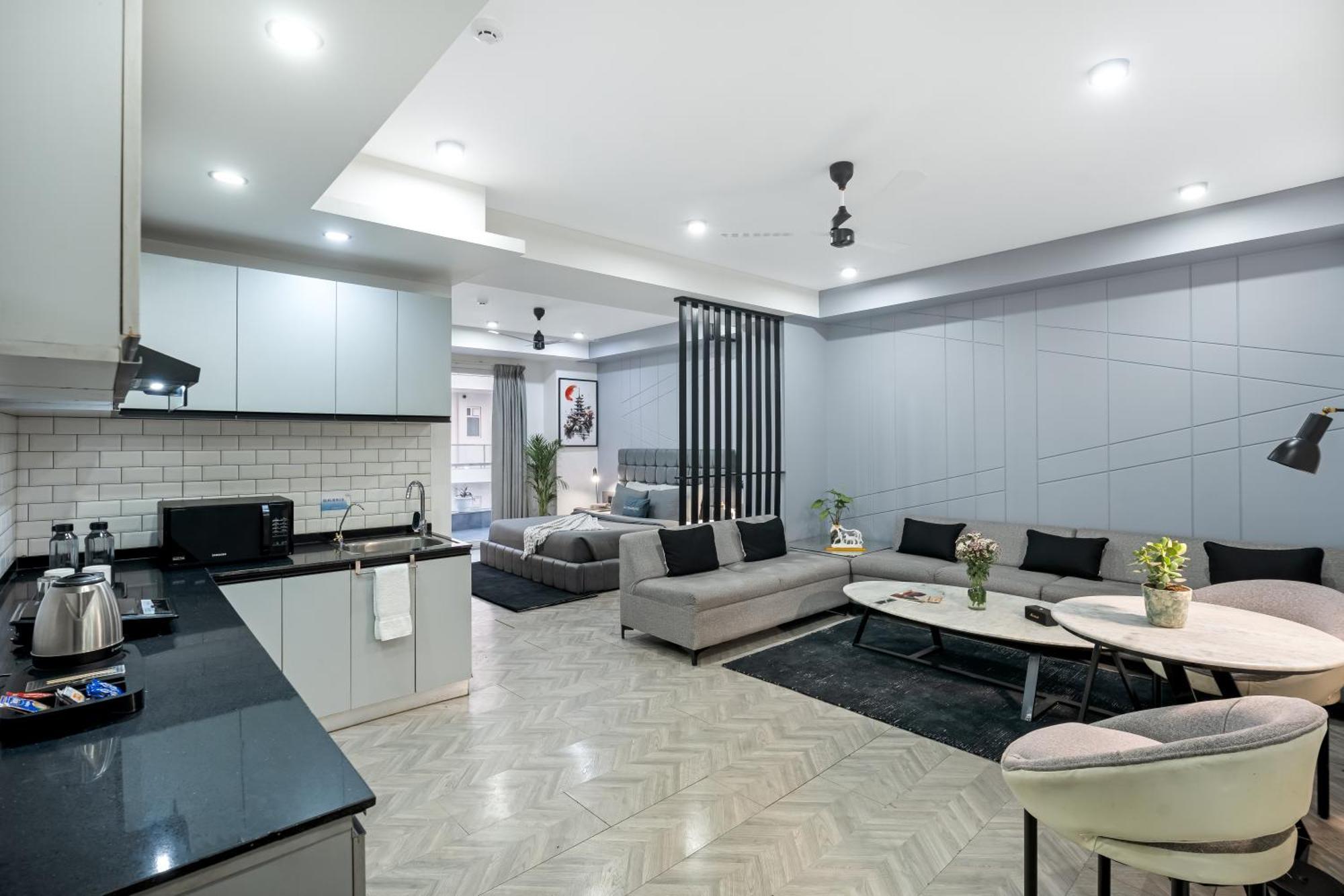 Bedchambers Serviced Apartments, Mg Road Gurgaon Ngoại thất bức ảnh